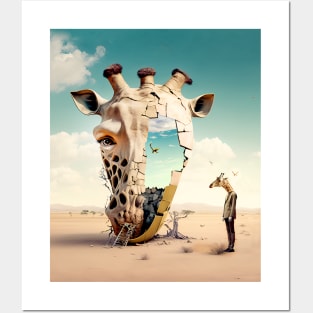 The Giraffe No. 1: A Symbol of Beauty, Grace, and Spiritual Connection Posters and Art